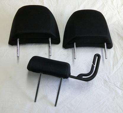 12 - 17 IMPREZA SPORT REAR HEADREST HEAD REST SET BLACK CLOTH OEM FREE SHIP