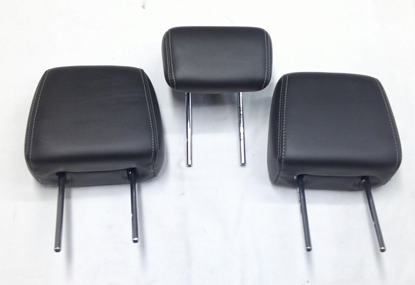 12 - 14 FORD FOCUS OEM BLACK LEATHER REAR LEFT RIGHT HEADREST SET FREE SHIP! - RarePartsFinder.Com