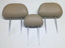 2005 - 2012 Ford Escape Mariner Rear 2nd Row Head Rest Set Tan Leather OEM