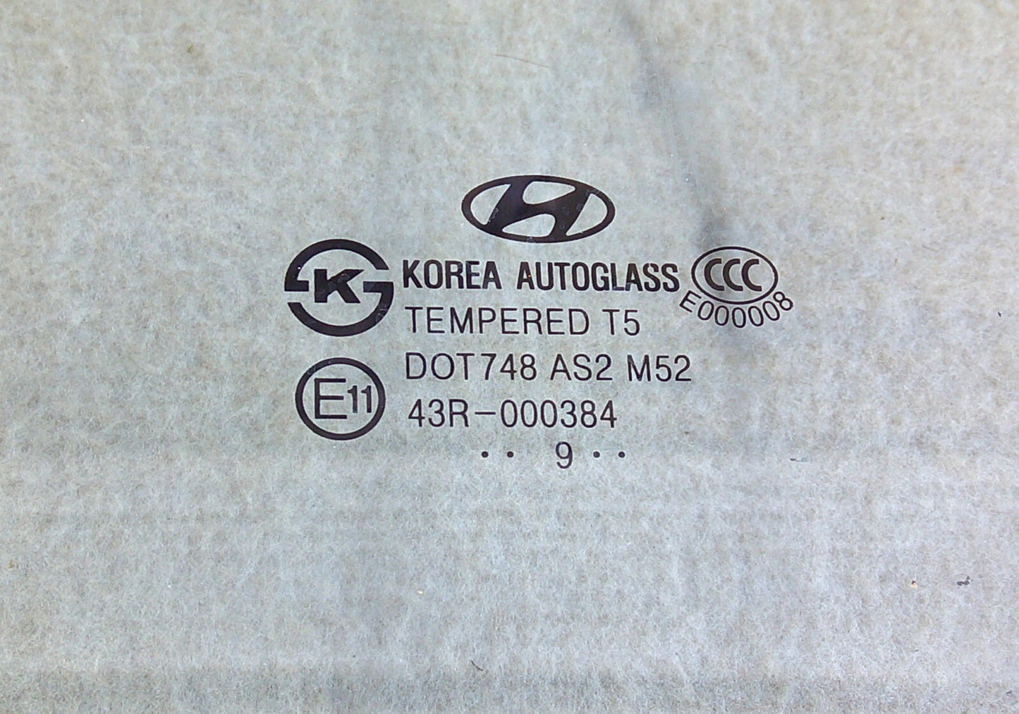 10 - 16 HYUNDAI GENESIS COUPE LH DRIVER FRONT GLASS 82421-2M010