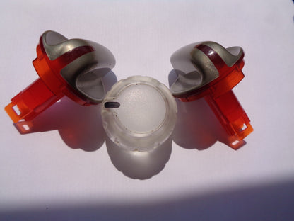 OEM 09 14 NISSAN CUBE CLIMATE CONTROL FAN A/C HEATER KNOB SET 27510-1FC0C