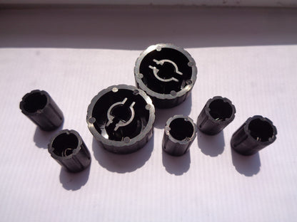 1998 - 2001 AUDI A4 A6 RADIO STEREO TUNER CONTROL KNOB SET OEM FREE SHIPPING!