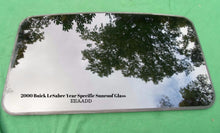 2000 BUICK LESABRE YEAR SPECIFIC OEM FACTORY SUNROOF GLASS   FREE SHIPPING! - RarePartsFinder.Com