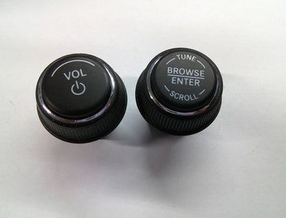 2013 DODGE DART RADIO STEREO TUNER SELECTOR KNOB OEM SET FREE SHIPPING!