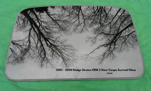 2001 - 2004 DODGE STRATUS 2 DOOR COUPE OEM FACTORY SUNROOF GLASS PANEL FREE SHIP - RarePartsFinder.Com