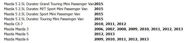 MAZDA CX-7 MAZDA 3 MAZDA  6 MAZDA 5 OEM ENGINE COVER LF96102F0C FREE SHIP A1 - RarePartsFinder.Com