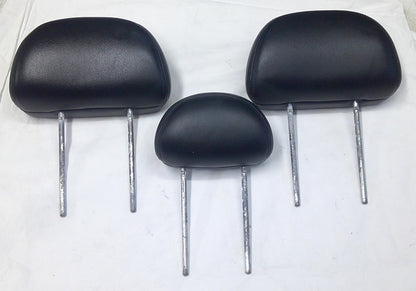 05 - 12 ESCAPE MARINER REAR L R SEAT HEADREST BLACK LEATHER SET GOOD CONDITION