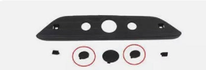REAR STEP BUMPER SIDE SEALED CAP LOWER PAD For TOYOTA TACOMA 05 - 15 52592-04010 - RarePartsFinder.Com