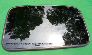 2001 YEAR SPECIFIC HONDA CIVIC 2 DOOR COUPE SUNROOF GLASS OEM FREE SHIPPING