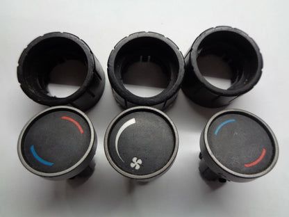 03 04 05 NISSAN MURANO CLIMATE CONTROL FAN A/C HEATER KNOB SET OEM