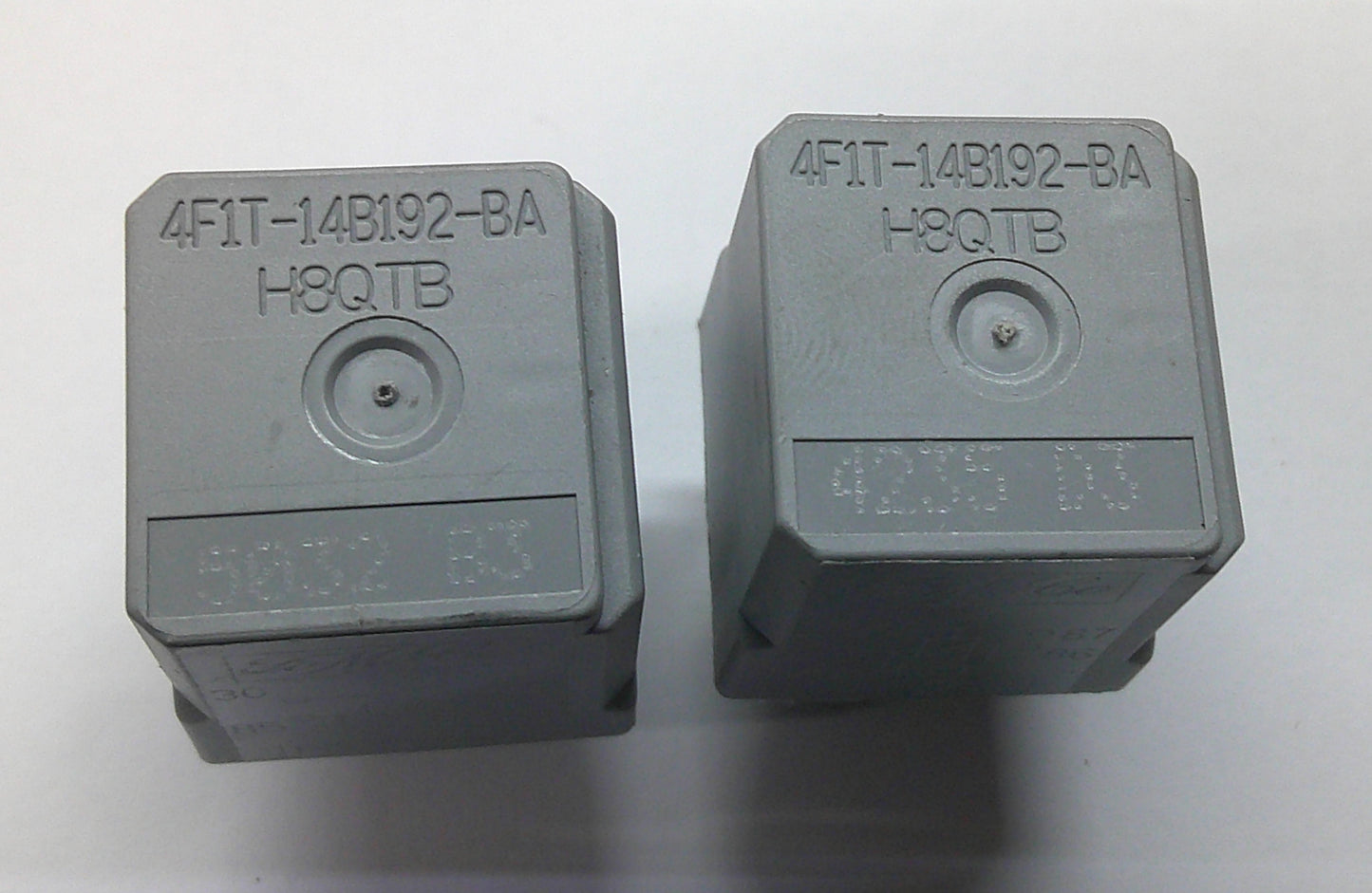 2x FORD OEM RELAY SET 4F1T-14B192-BA    H8QTB  TESTED  1 YEAR WARRANTY  F9 - RarePartsFinder.Com