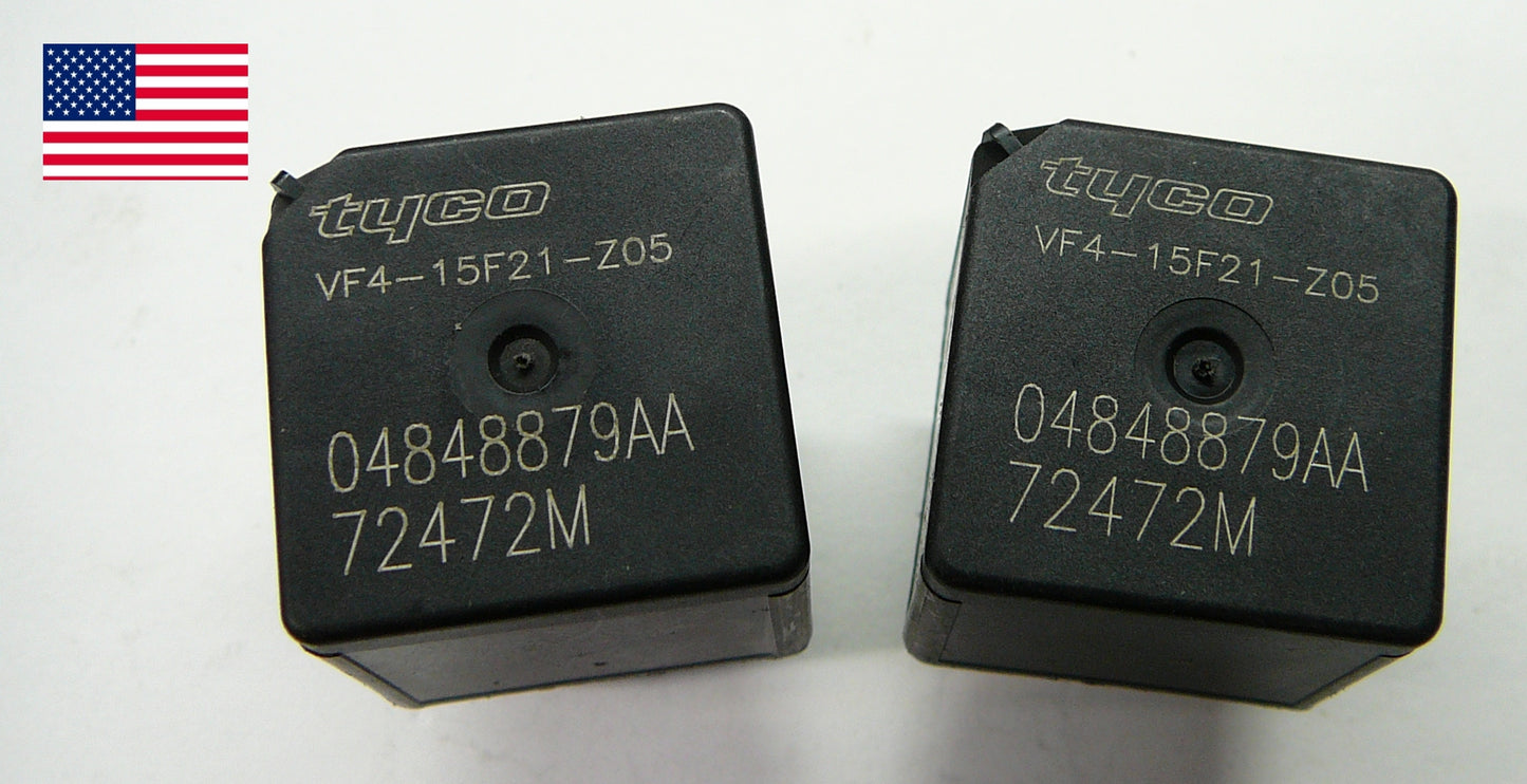 TYCO 04848879AA 72472M RELAY SET VF4-15F21-Z05 TESTED 1 YEAR WARRANTY OEM C2