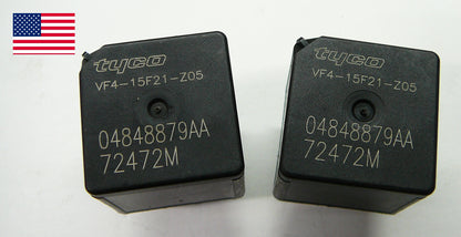 TYCO 04848879AA 72472M RELAY SET VF4-15F21-Z05 TESTED 1 YEAR WARRANTY OEM C2