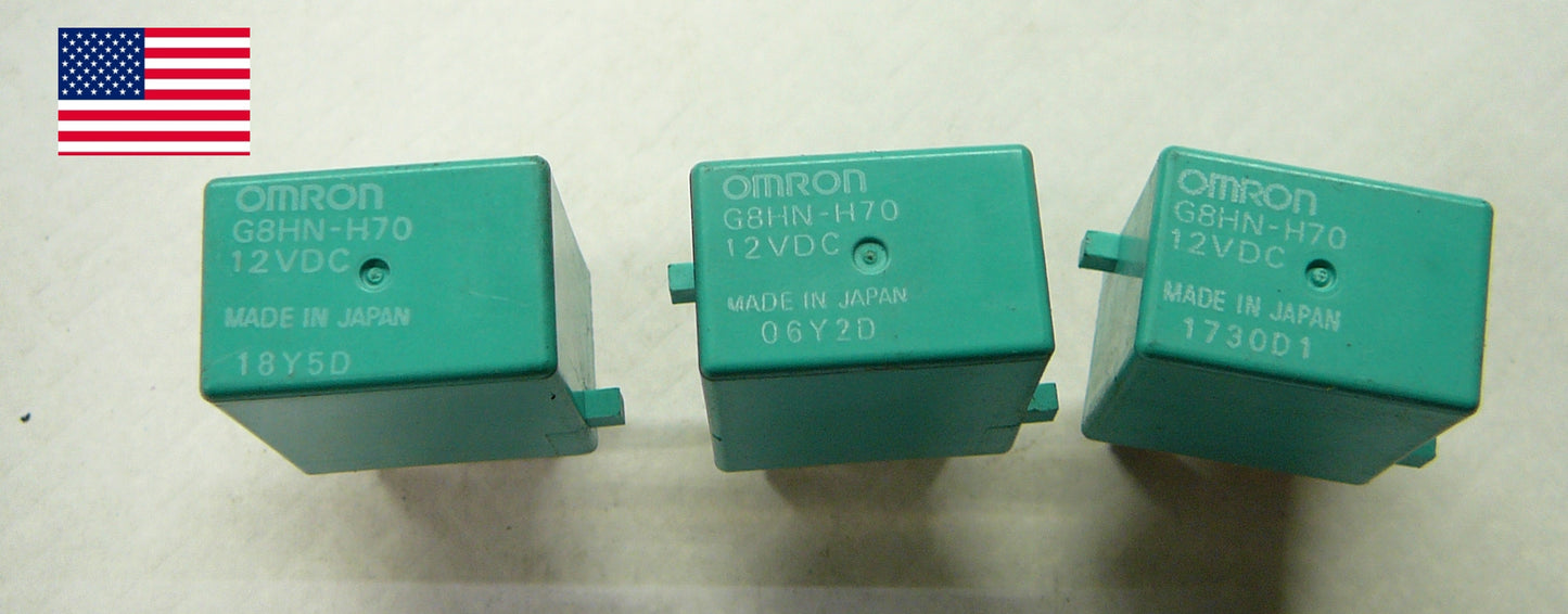 USA HONDA OMRON G8HN-H70 3 PIECE OEM RELAY SET TESTED 1 YEAR WARRANTY H1