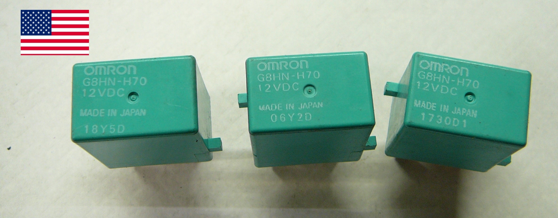 USA HONDA OMRON G8HN-H70 3 PIECE OEM RELAY SET TESTED 1 YEAR WARRANTY H1