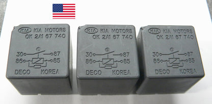 3x USA SELLER KIA OEM RELAYS 0K2A167740 0K2A167740 / OK2A167740 TESTED 1 YEAR WARRANTY HY1