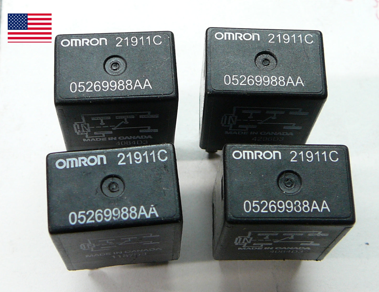 4 PC CHRYSLER DODGE 05269988AA RELAY TESTED 1 YEAR WARRANTY OEM C1