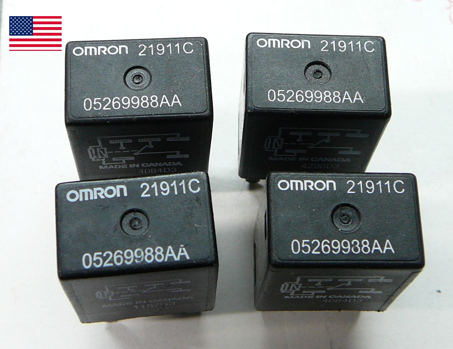 4 PC CHRYSLER DODGE 05269988AA RELAY TESTED 1 YEAR WARRANTY OEM C1