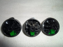 97 - 03 FORD F150 EXPEDITION CLIMATE CONTROL 3 KNOB SET GREEN LENS F65Z-18519-AB
