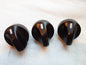 97 - 03 FORD F150 EXPEDITION CLIMATE CONTROL AC 3 KNOB SET BLUE LENS - RarePartsFinder.Com