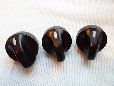 97 - 03 FORD F150 EXPEDITION CLIMATE CONTROL AC 3 KNOB SET BLUE LENS