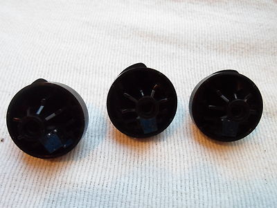 97 - 03 FORD F150 EXPEDITION CLIMATE CONTROL AC 3 KNOB SET BLUE LENS