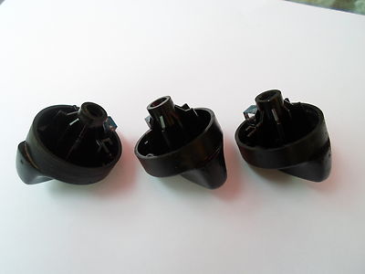 97 - 03 FORD F150 EXPEDITION CLIMATE CONTROL AC 3 KNOB SET BLUE LENS - RarePartsFinder.Com