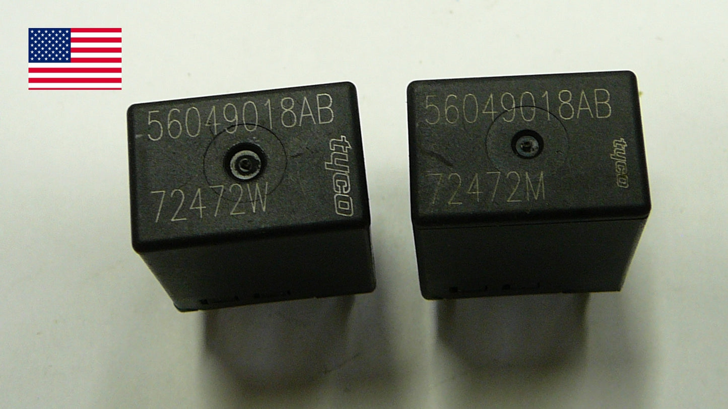 TYCO RELAY SET 56049018AB 72472V / M / W OEM TESTED 1 YEAR WARRANTY C1