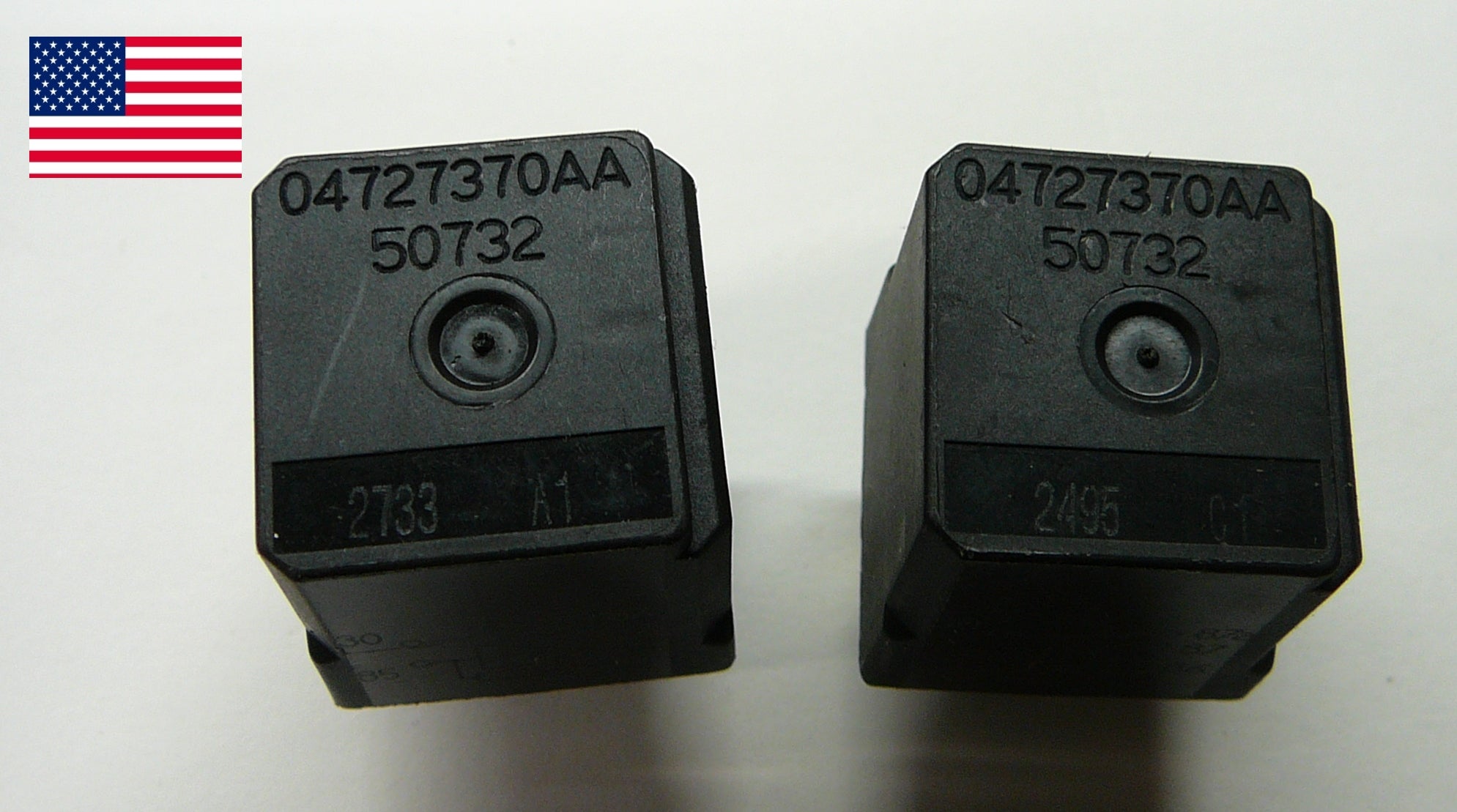 CHRYSLER DODGE 04727370AA 50732 RELAY 2 PC SET TESTED 1 YEAR WARRANTY OEM
