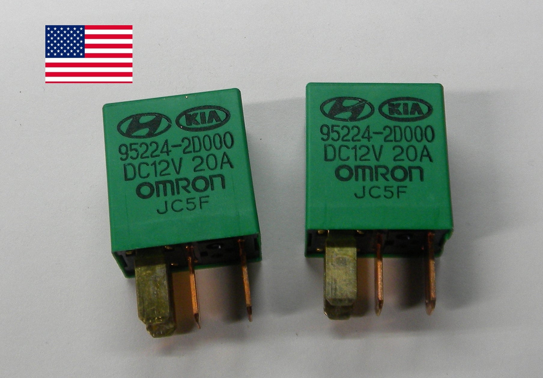 HYUNDAI  KIA OMRON DC12V 20A 95224-2D000 RELAY SET OEM TESTED 1 YEAR WARRANTY  HY1