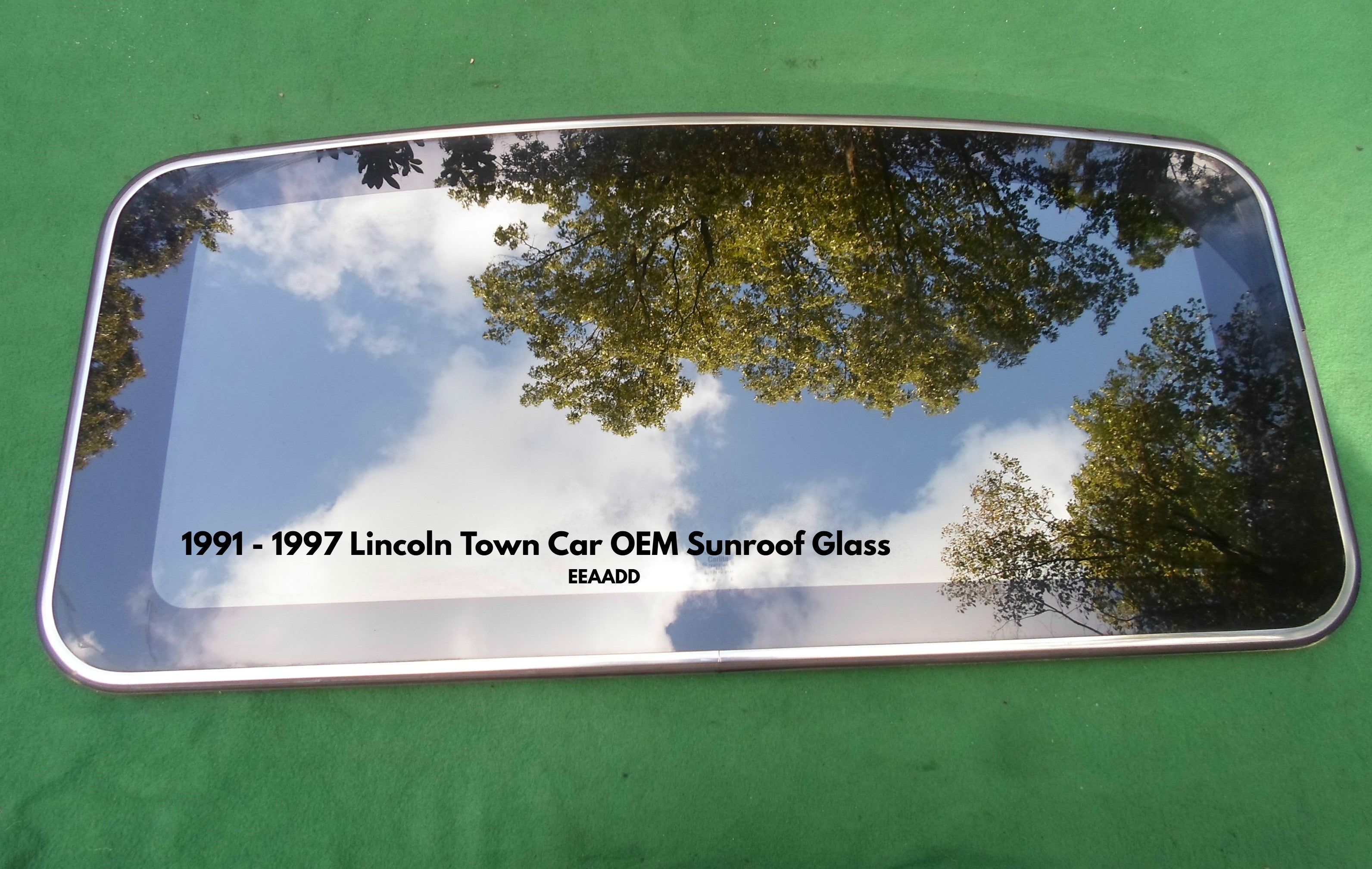 91 - 97 LINCOLN TOWN CAR OEM FACTORY SUNROOF GLASS F0VY-54500A18-A