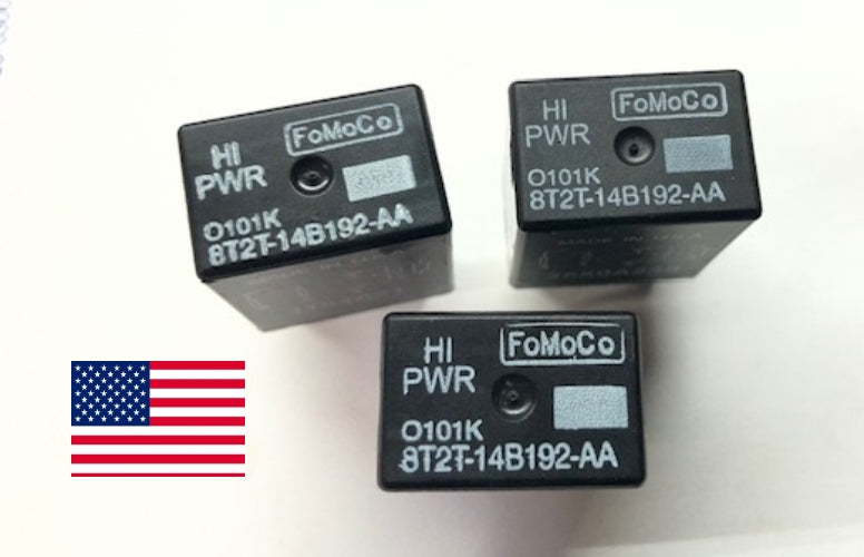 3x USA SELLER FORD RELAY SET 8T2T-14B192-AA 0101K  TESTED OEM 1 YEAR WARRANTY F2