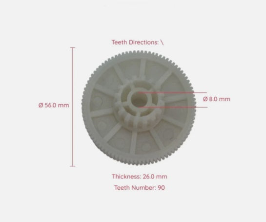 NEW SUNROOF MOTOR REPLACEMENT GEAR  for 2005 - 2012 TOYOTA AVALON Replaces 63260-AC020