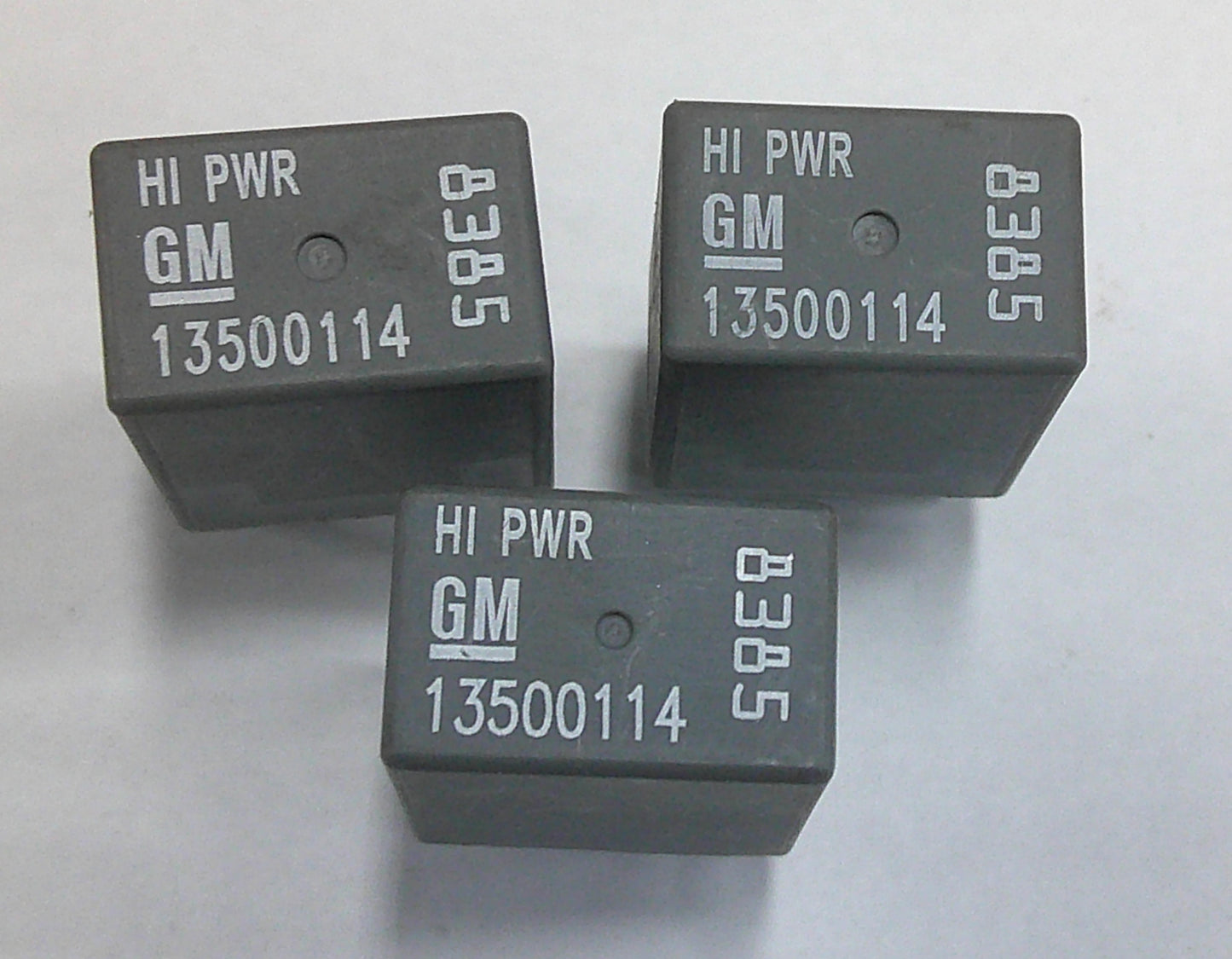 USA SELLER GM RELAY 3 PIECE SET 13500114 8385  1 YEAR WARRANTY TESTED OEM  GM7