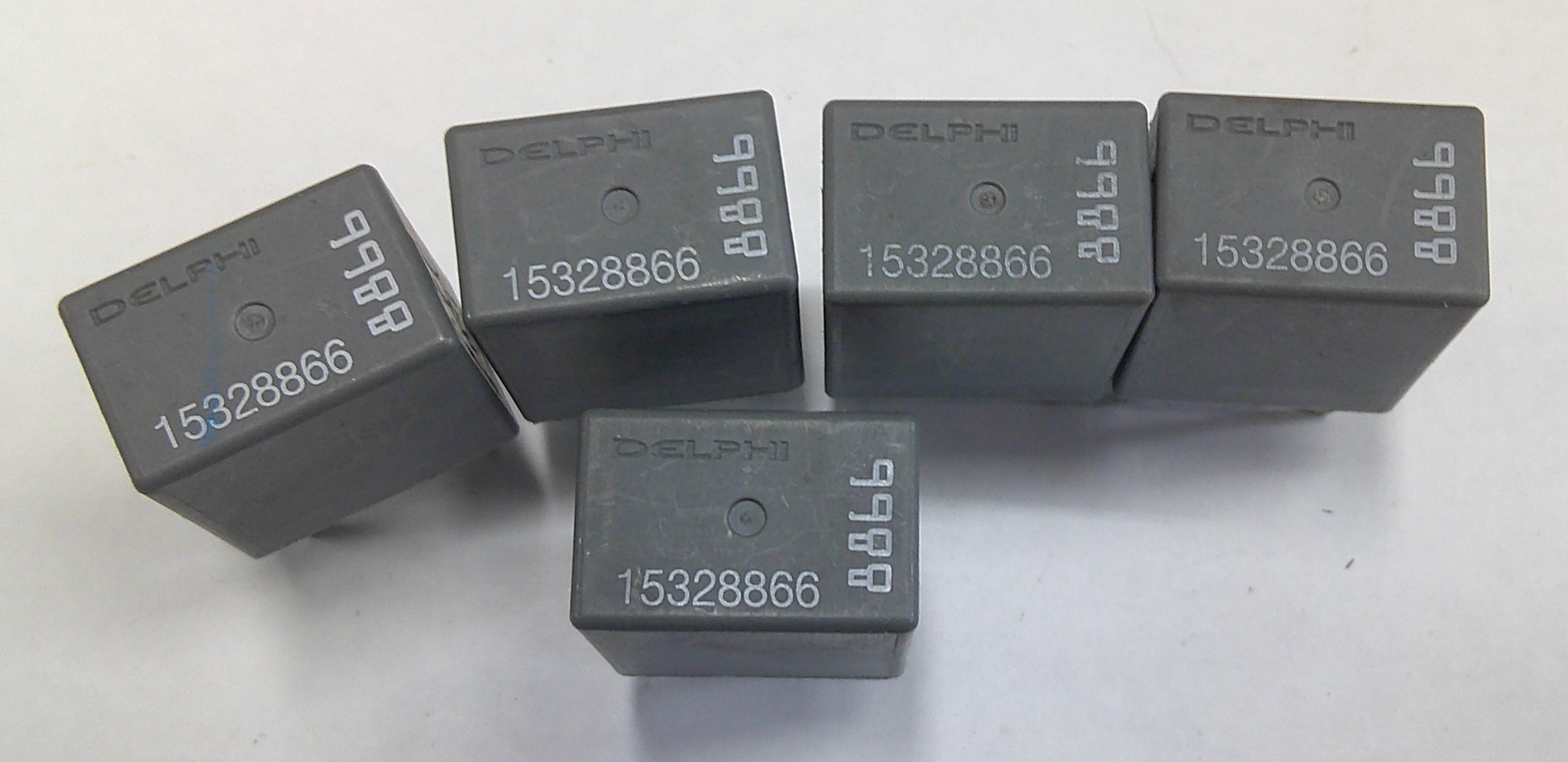 5 PC USA SELLER GM DELPHI RELAY 15328866 OEM 1 YEAR WARRANTY GM5