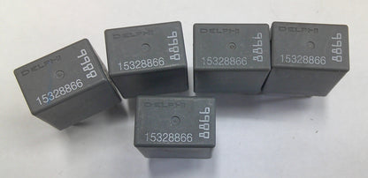 5 PC USA SELLER GM DELPHI RELAY 15328866 OEM 1 YEAR WARRANTY GM5