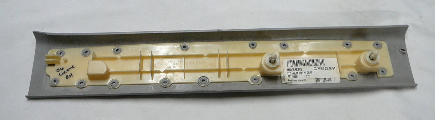 2006 - 2011 Buick Lucerne Front Right Sill Plate 15891908 10385455 15854180 B10