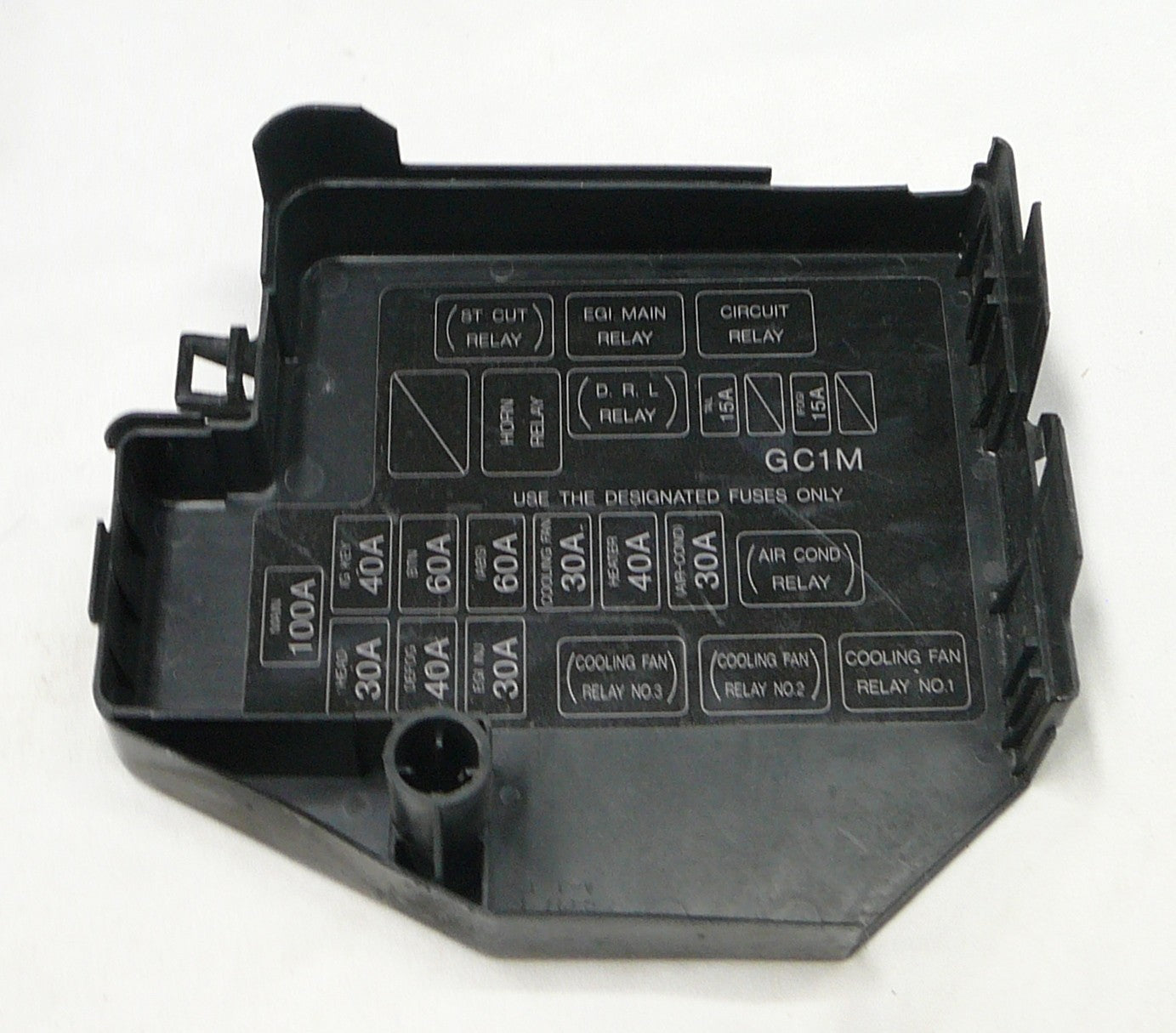 93 - 97 Mazda 626 MX-6 Relay Under Hood Fuse Box Lid Cover OEM GA2A-66-760A B10