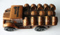 Vintage Merchants Bank Banthrico 1928 Metal Beer Truck Coin Bank Chicago IL  D1