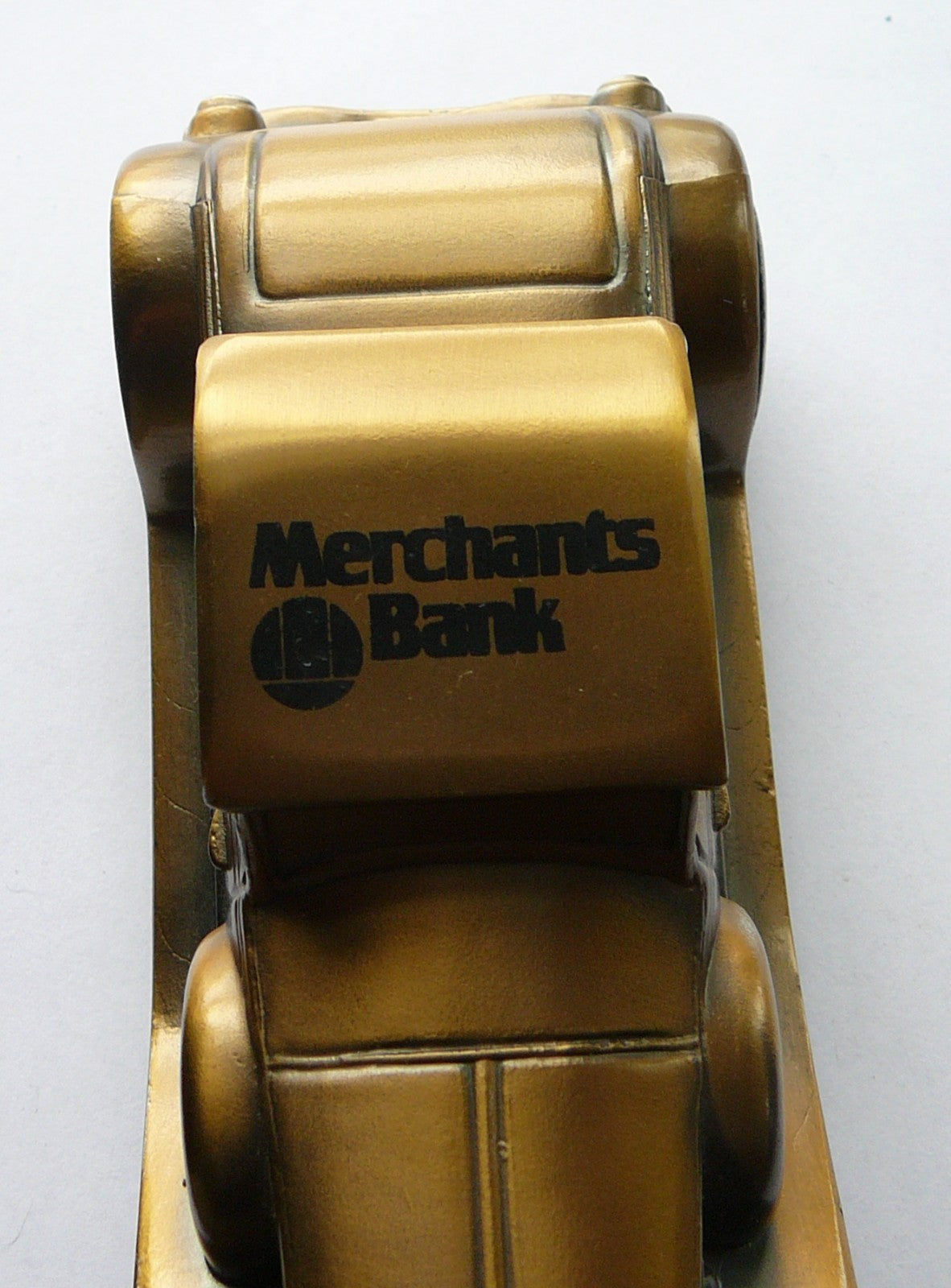 1974 BANTHRICO METAL CAR BANK Merchants Bank 1930 DUESENBERG Chicago IL  D1