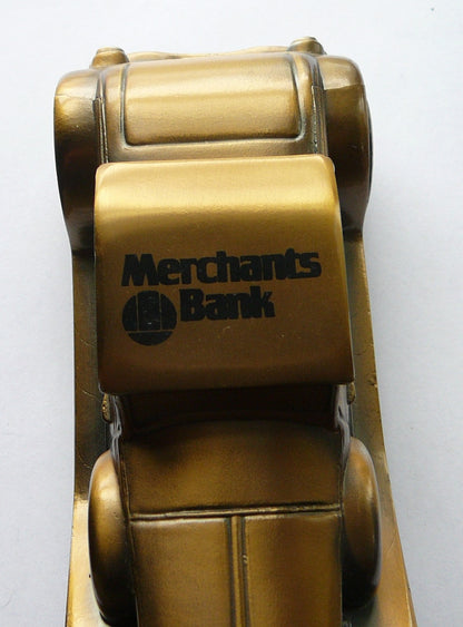 1974 BANTHRICO METAL CAR BANK Merchants Bank 1930 DUESENBERG Chicago IL  D1