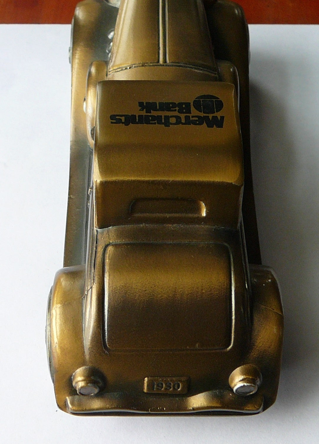 1974 BANTHRICO METAL CAR BANK Merchants Bank 1930 DUESENBERG Chicago IL  D1