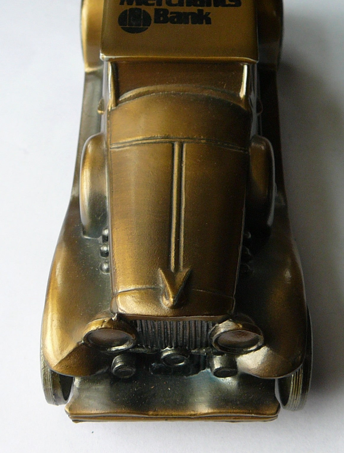 1974 BANTHRICO METAL CAR BANK Merchants Bank 1930 DUESENBERG Chicago IL  D1