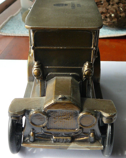 BANTHRICO METAL CAR BANK  with Key Merchants Bank 1915 MODEL T FORD  D1