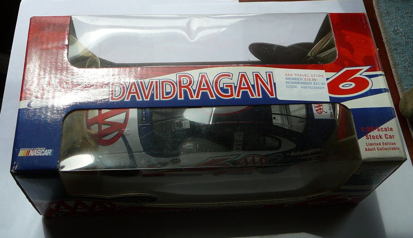 1/24 David Ragan #6 AAA 2007 Ford Fusion Action NASCAR Diecast Car - ROOKIE YEAR D1