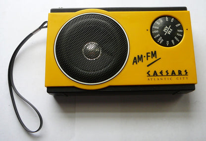 Vintage Caesars Casino Atlantic City Transistor Radio Tested and Works   D1
