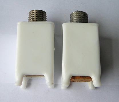 Vintage Antique Refrigerator GE Salt and Pepper Shakers  D1