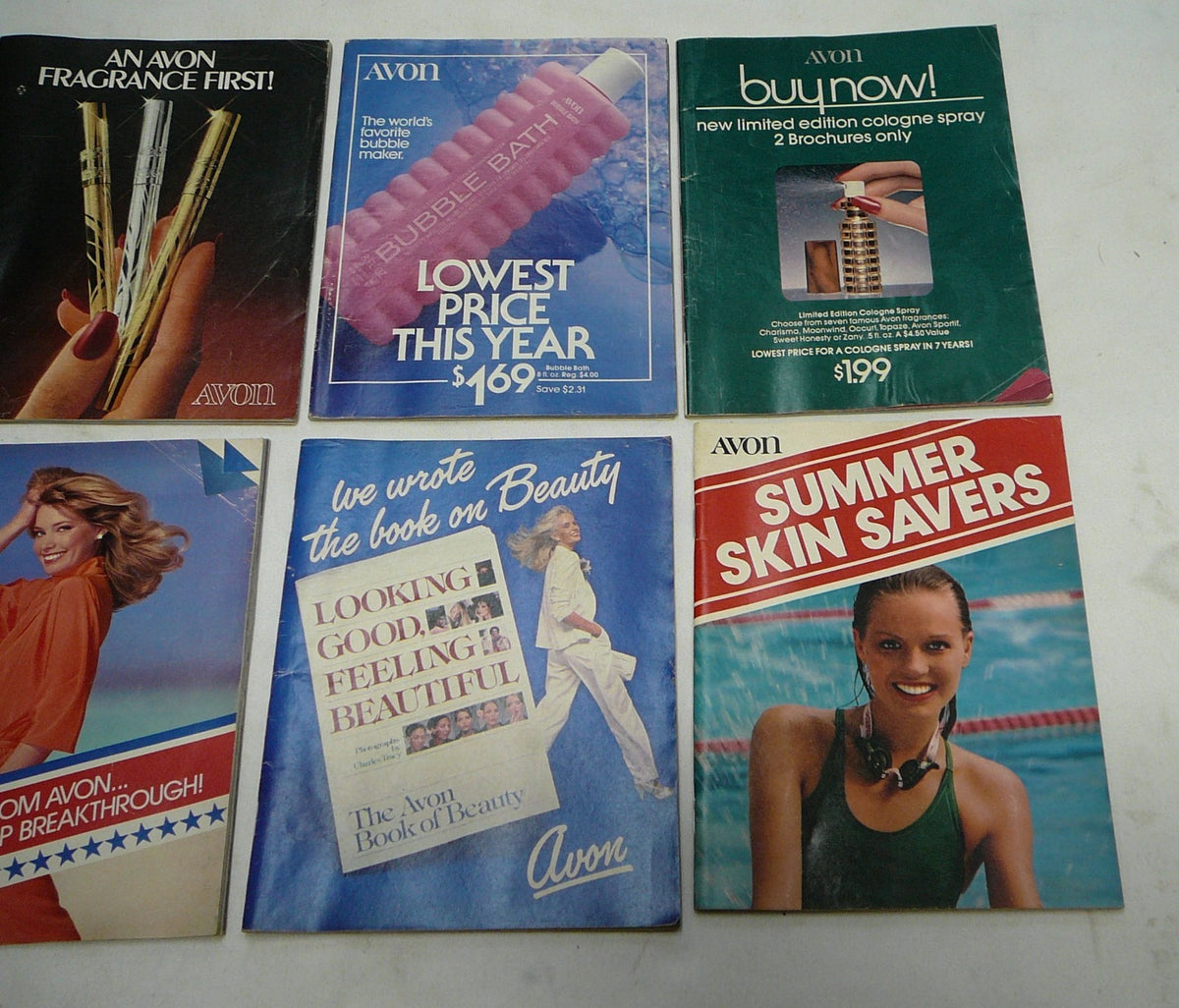 Vintage AVON Brochures Magazines All 1981 Lot of 8 Good Condition  D1