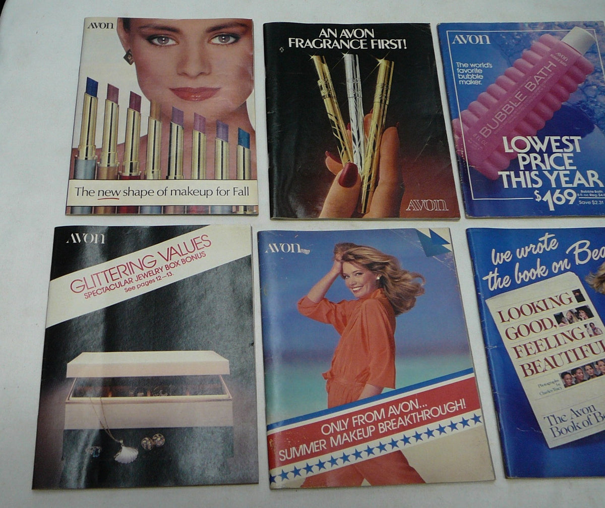 Vintage AVON Brochures Magazines All 1981 Lot of 8 Good Condition  D1