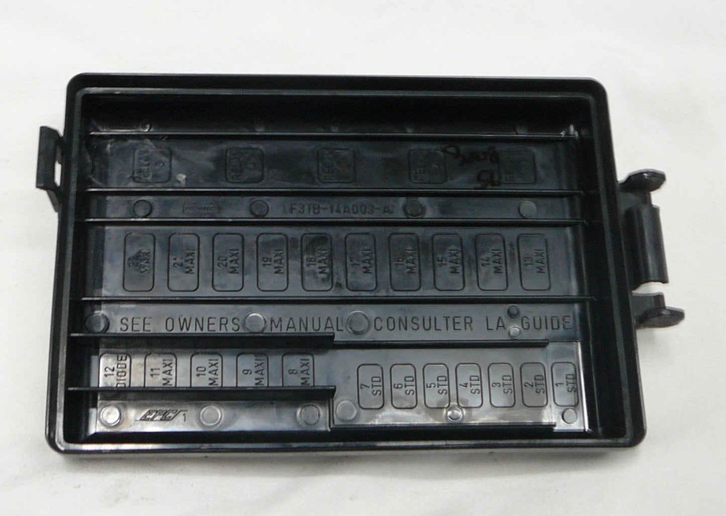1994 - 1997 Ford Bronco Fuse Relay Cover OEM  F65B-14A003-C B5